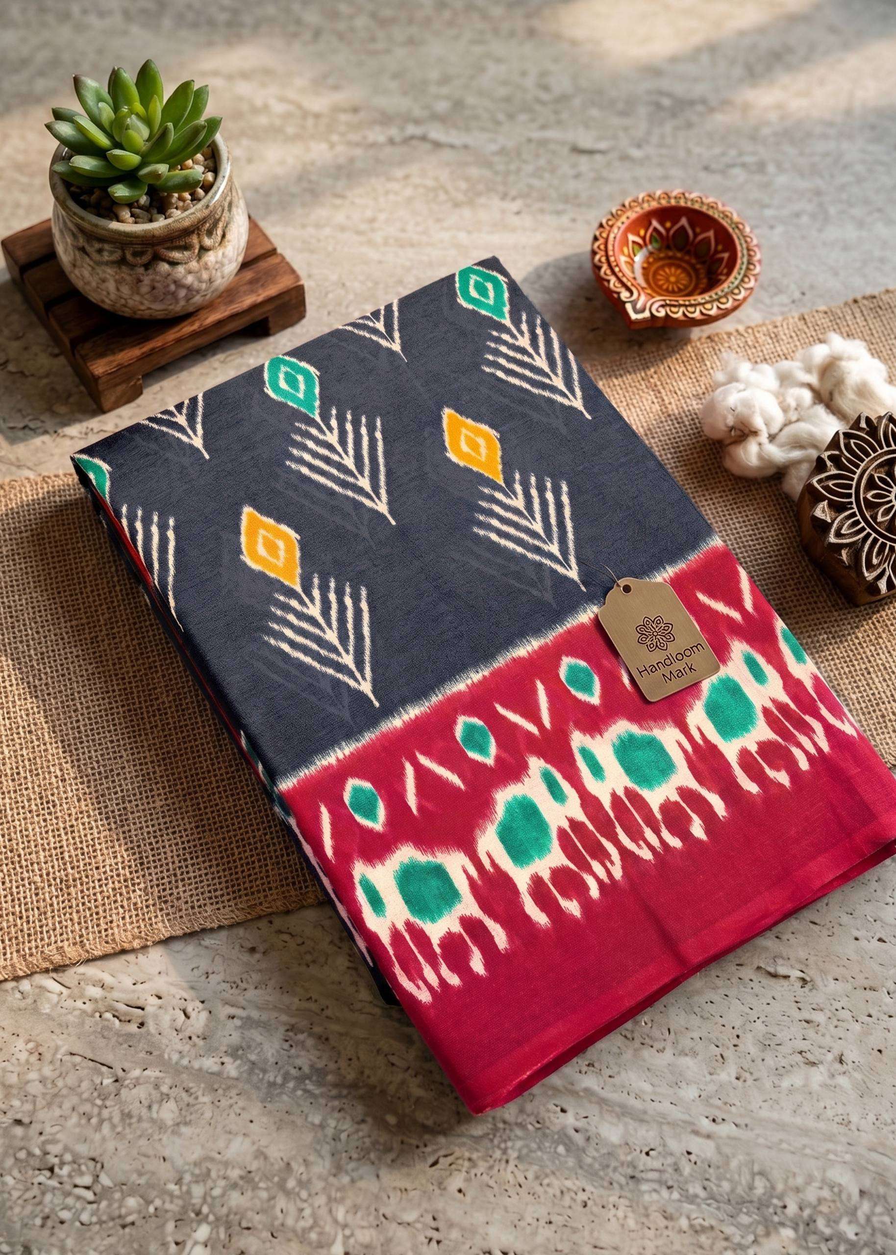  the Art of Handwoven Heritage of super soft mulmul cotton fabric saree wholesale in surat saji